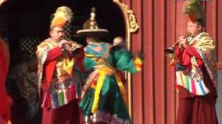 Beating the ghost ceremony held at Yonghegong Lama Temple