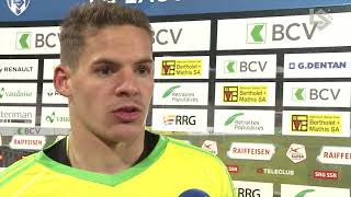 LSTV: FC Lausanne-Sport - FC Basel 1893 , interview d'après-match avec Thomas Castella