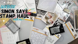 UNBOX a Simon Says Stamp Haul with me !! | January Celebration Day 29✨