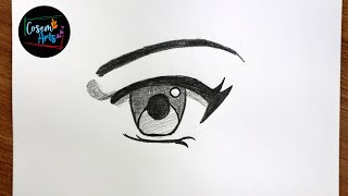 Anime Eye Drawings || How to draw anime eye Step By Step Easy