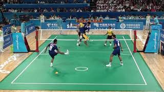 SepakTakraw 2010 asian games Mens Final | Thailand - Malaysia 2nd Reg　เซปักตะกร้อ 2010 เอเชียนเกมส์