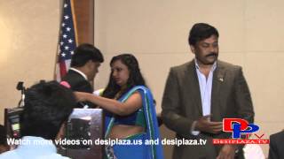 Megastar Chiranjeevi Limited Edition Gold Coin Release at Felicitation by CANA