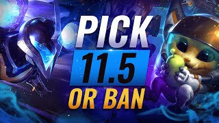 OP PICK or BAN: BEST Builds & Picks For EVERY Role - League of Legends Patch 11.5