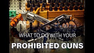 What to do with your 12-6 Prohibited Firearms