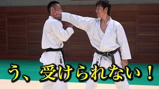 ビックリ！中達也の『受けられない手刀』Karate Shuto that cannot be blocked!