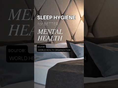 SLEEP HYGIENE FOR BETTER MENTAL HEALTH #mentalhealth #wellness #psychiatry #sleep #sleephygiene