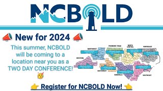 NCBOLD 2024 Schedule Overview and Explanation
