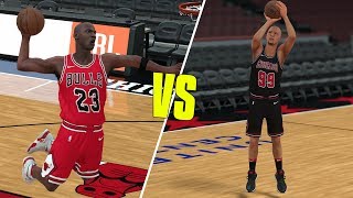 Michael Jordan Vs 99 Overall In A 1V1! NBA 2K18 Gameplay!