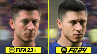 EA Sports FC 24 vs FIFA 23 PS5 Next Gen Graphics Comparison #eapartner