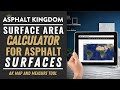 SURFACE AREA CALCULATOR FOR ASPHALT SURFACES | AK MAP AND MEASURE TOOL