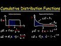 Cumulative Distribution Functions and Probability Density Functions
