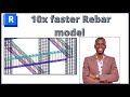 Revit Beam rebar technique for 10x faster modeling