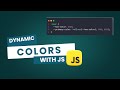 Dynamic Theme Switching with JavaScript & CSS Variables! #javascript