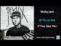 Nicky Jam - Si Tú La Ves Lyrics English Translation - ft Wisin - Dual Lyrics English and Spanish