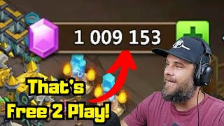 1 Million F2P Gems | Castle Clash