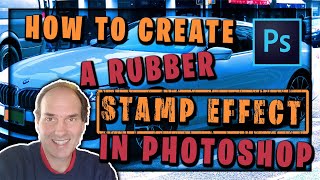 How To Create A Rubber Stamp Effect In Photoshop | Adobe Photoshop CC Tutorial