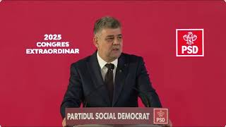 Marcel Ciolacu, la Congresul PSD: \