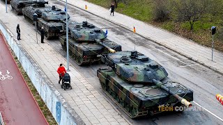 More Than 88 German Leopard Tanks entered the Ukrainian Border!