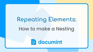 Repeating Elements: How to make a Nesting