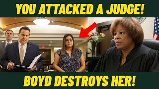 Judge Boyd DESTROYS Woman After Shocking Elevator Attack on Judge!