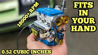 The Smallest Working Gasoline Engine You Can Get For Less Than $500. NR-200 EngineDIY