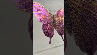 Glitter art✨Butterfly glittery #shorts #art #viral #trending