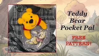Pocket Pal Bear || FREE PATTERN || Full step by step Tutorial with Lisa Pay