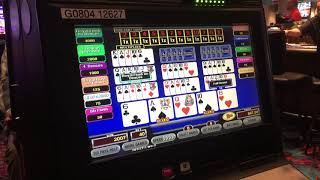 Royal Flush with held Ace and Ten (Deuces Wild Video Poker)