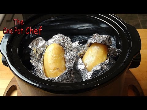 Quick Tips: Slow Cooker Baked Potatoes | One Pot Chef Quick Tips: Slow Cooker Baked Potatoes | One Pot Chef