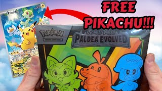 BUSTED PULLS!!! The New Pokemon Paldea Evolved ETB is LOADED WITH HITS!!!