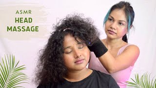 Best ASMR Head Massage - Anxiety Relief | Extremely Relaxing Sounds - Hair Combing