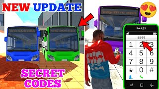 Indian Bike Driving 3D New Update 😱🔥| Bus Cheat Code in Indian bikes driving 3d 😍|| Harsh in Game