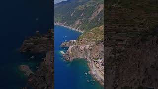 Cinque Terre With Drone 🇮🇹⛰️🚁 #drone #dji #djimini4pro #shorts #italy #cinqueterre #cinematic