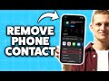 How To Delete Contact On iPhone 2026 (Step-By-Step Tutorial)