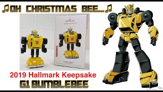 2019 Hallmark G1 Transformers Bumblebee Christmas Ornament