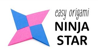 How To Make a Paper Ninja Star (Shuriken) - Easy Origami