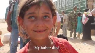 Syria: Look into this child's eyes and try to turn a blind eye. (Colour of War).