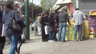 Watching People on London's Little India Street on Ealing Road, Alperton, Wembley - 25th May 2013