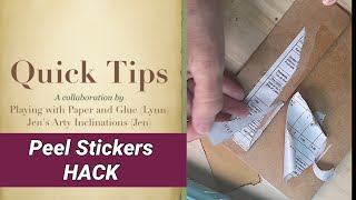 How to remove sticky labels off paper easily