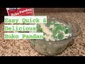 Buko Pandan Salad Quick & Easy to make Using Nora Kitchen Jelly Mix.Is it worth trying?#bukopandan