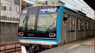 東京メトロ東西線15000系入線.通過.発車する列車。(3)