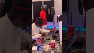 Krizbeatz, Bella shmurda, Victony in the studio