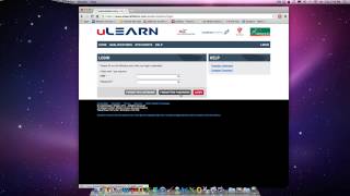 uLearn Help Video: How to Log in and Out of uLearn