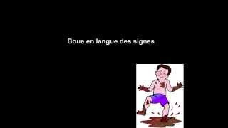Boue en langue des signes française
