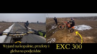 Gleba na podjeździe/wyjazd na kopalnie/latanie na kole/exc300/sx85/rm125/yz85/sxf250 x2