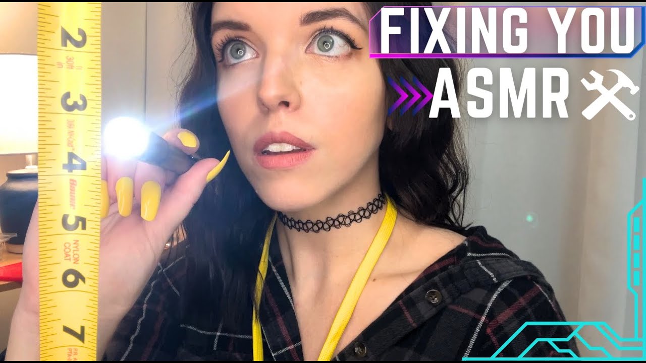 ASMR Fixing You 💻 | Soft Spoken Roleplay, Measuring You, Layered Sounds ...