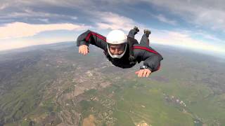 Skydive with a coach - swoop exit, docking, re-docking