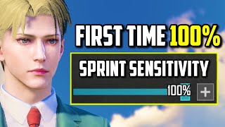 USING 100% SPRINT SENSITIVITY FOR THE FIRST TIME!! | PUBG Mobile