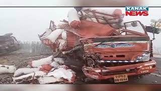 2 Dead After Head-On Collision Of Trucks In Boudh