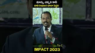 మార్పు చిన్నది కానీ దాని impact చాలా పెద్దది #inspirationalvideos #shorts_video